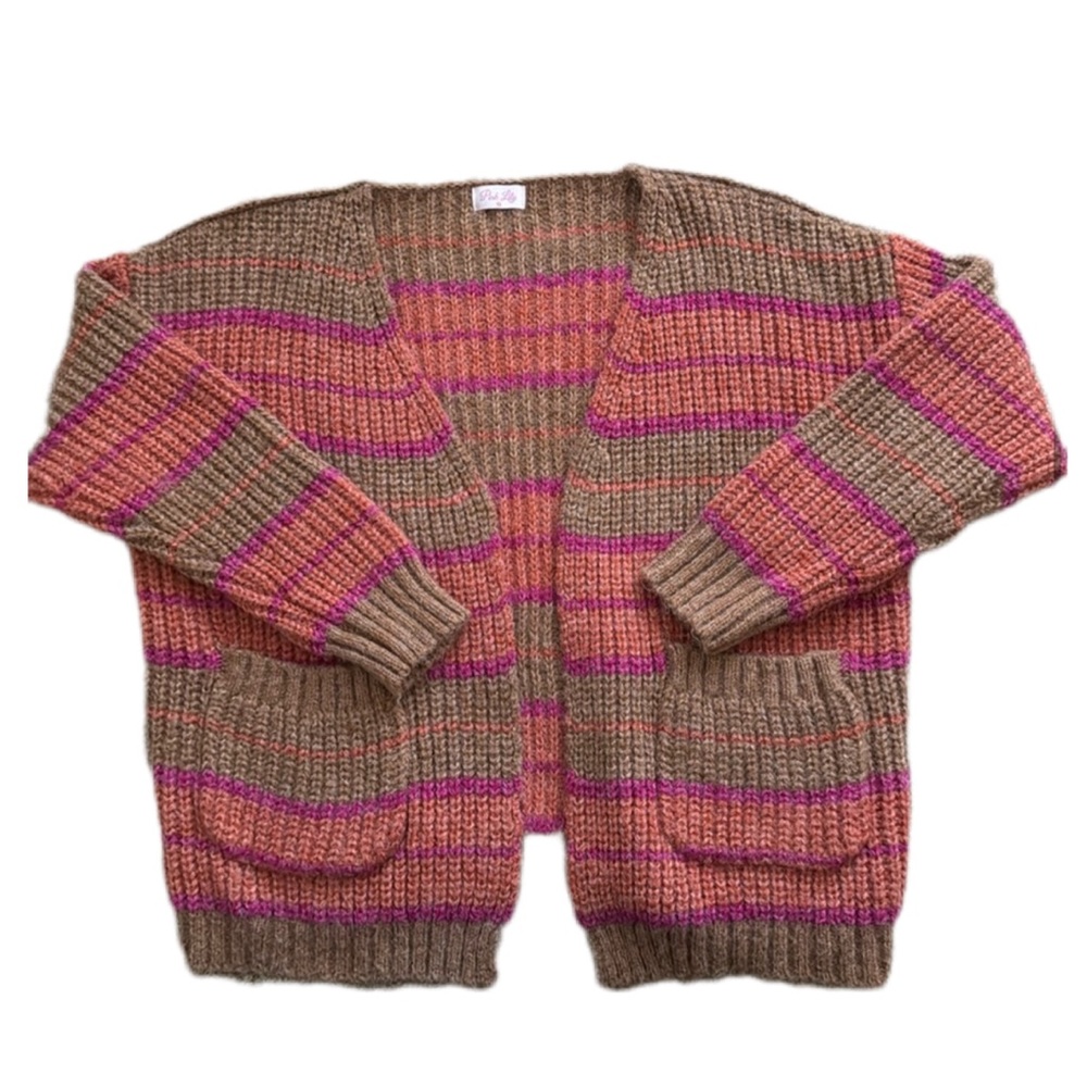 Pink Lily Cardigan